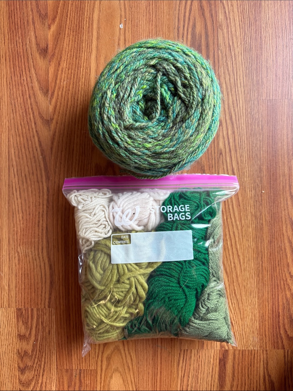 Hand-Dyed Green Yarn Assortment for Fiber Arts